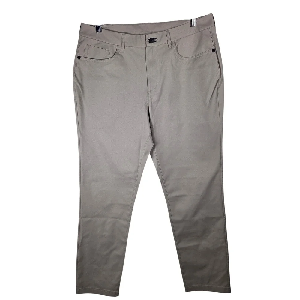 Public‎ Rec Workday Pants Men's 34x32 Tan Khaki Stretch Chino Golf Trousers